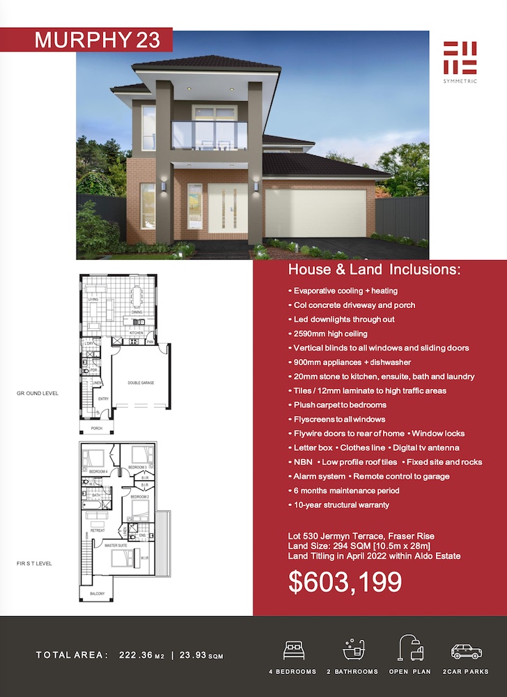 [Land for Sale] Aldo Estate, Fraser Rise OpenLot